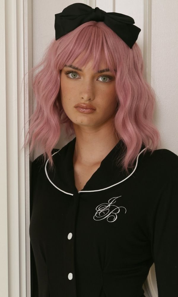 PARIS BLACK BOW HAIR BAND