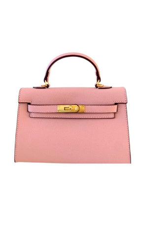 PARIS BLUSH PETITE LEATHER HANDBAG
