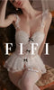 FIFI WHITE TUTU CORSETTE SET