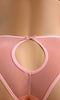 TRIO SET - BLUSH MESH BACK BOW BRIEF