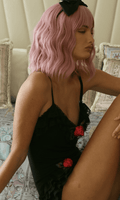 ROSE SHOWGIRL SLIPETTE