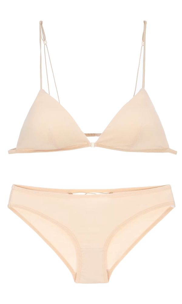 R&J VANILLA MICRO BRALETTE SET