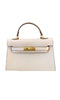 PARIS PETITE VANILLA LEATHER HANDBAG