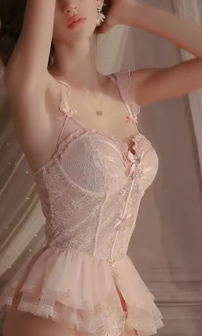 FIFI BALLET PINK TUTU CORSETTE SET